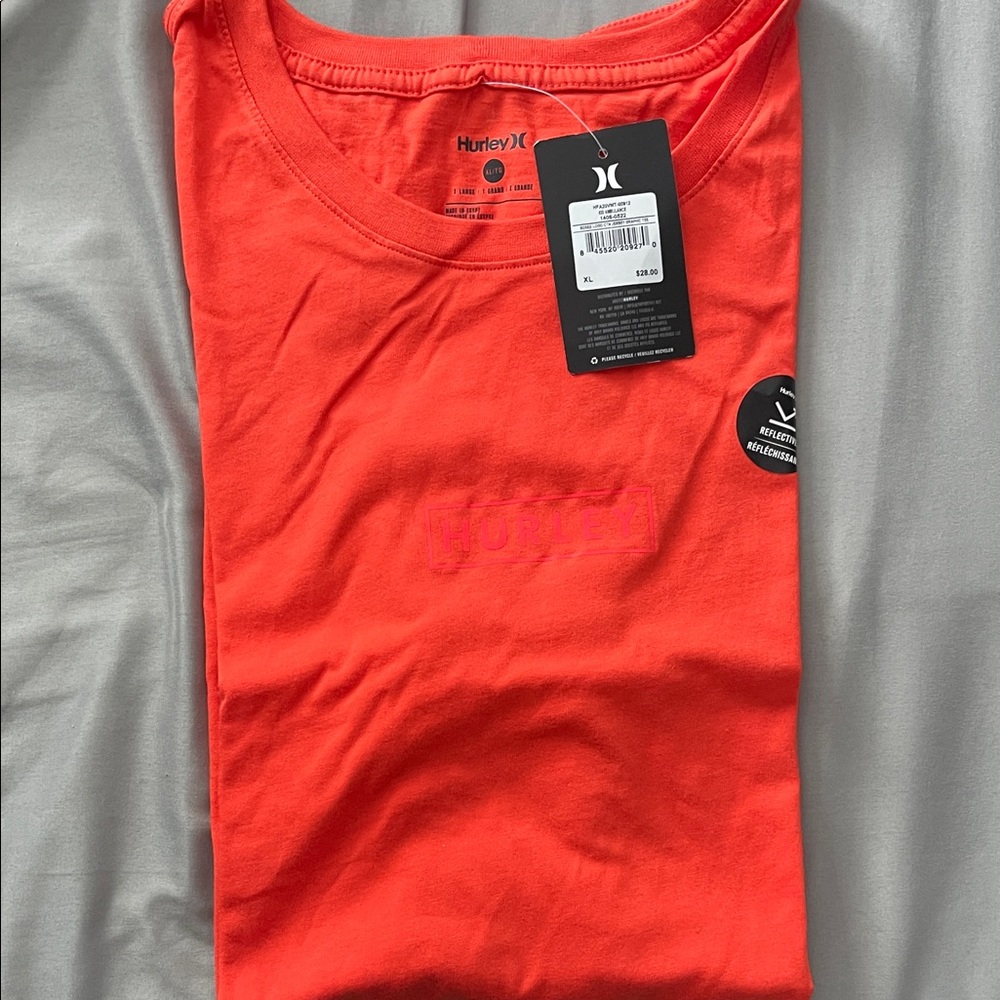 Hurley Vibrant Coral Short Sleeve Tee